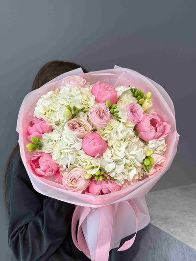 Bukiet "Romancy rose" kwiaty giftbar.pl 