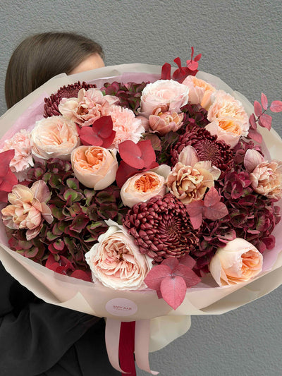 Bukiet "Choco Pie" kwiaty giftbar.pl 