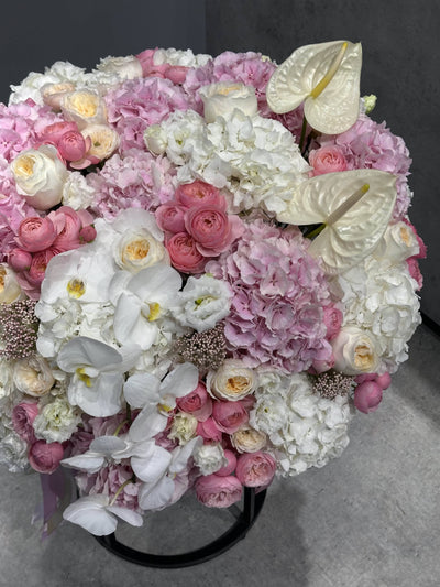 Kosz kwiatów "Lazy Sunday" kwiaty giftbar.pl 