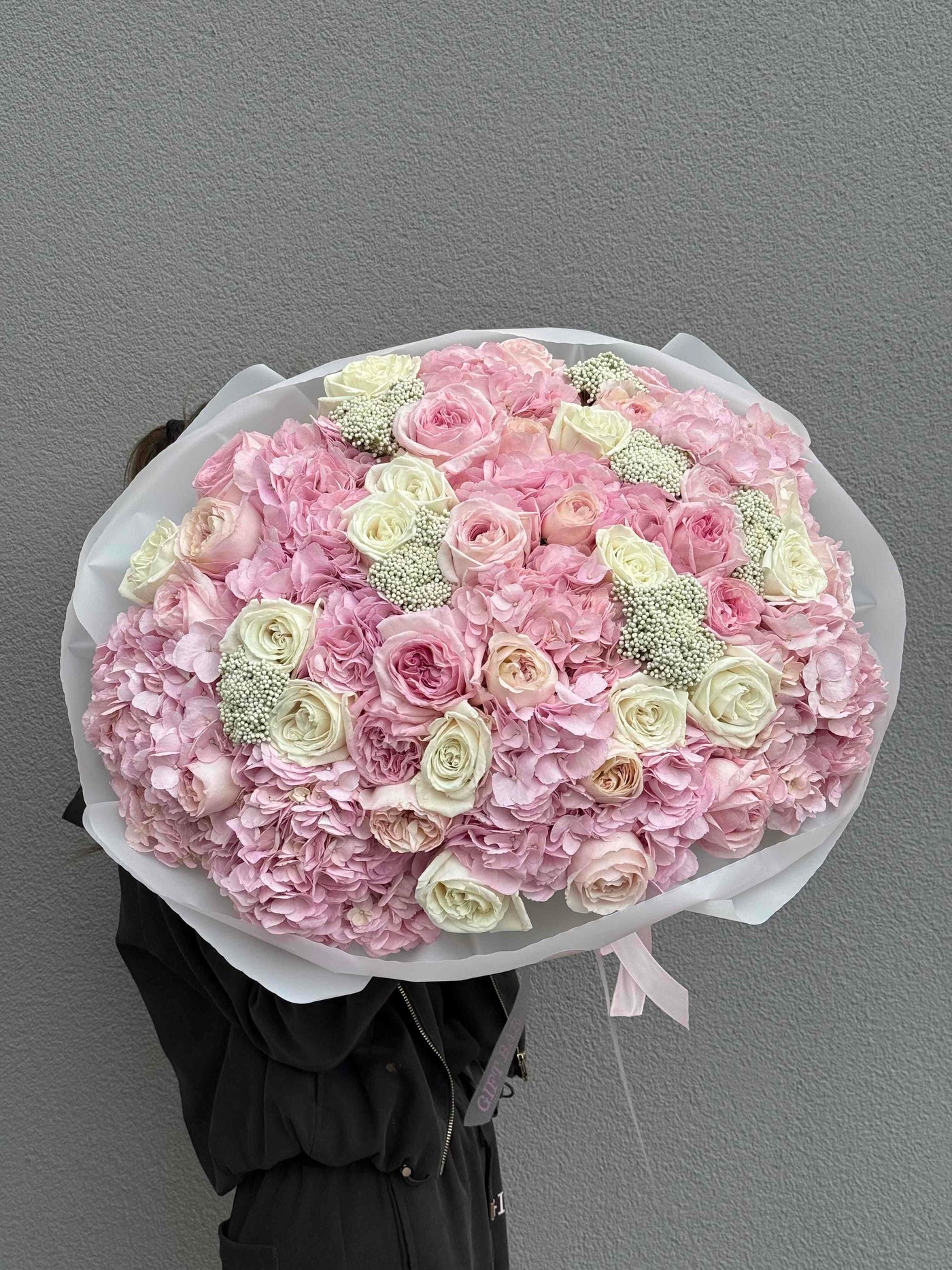 Bukiet "Pink Butter" kwiaty giftbar.pl 