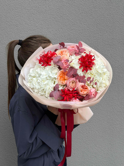 Bukiet "Pumpkin Creme" kwiaty giftbar.pl 