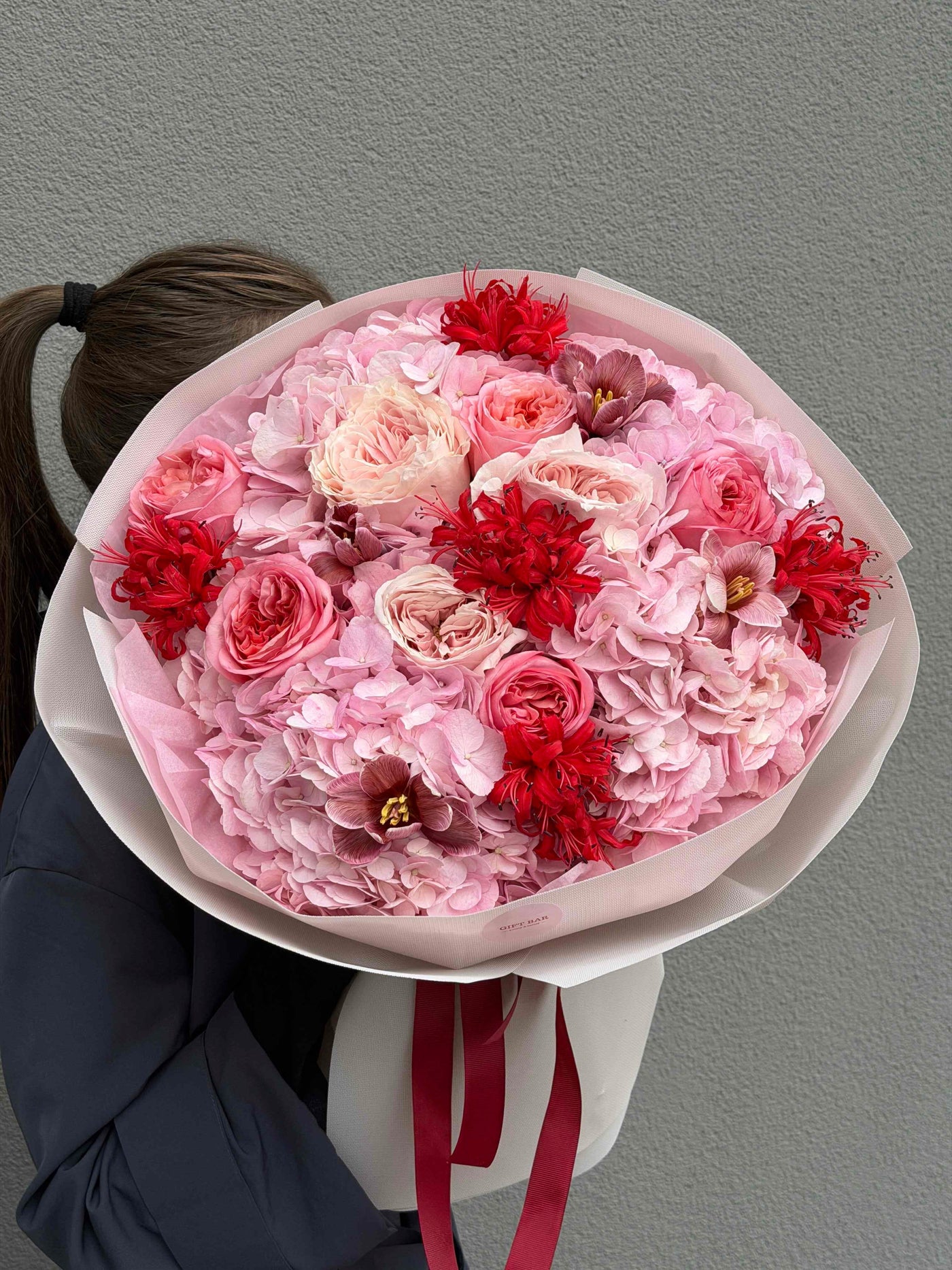 Bukiet "Red Sugar" kwiaty giftbar.pl 