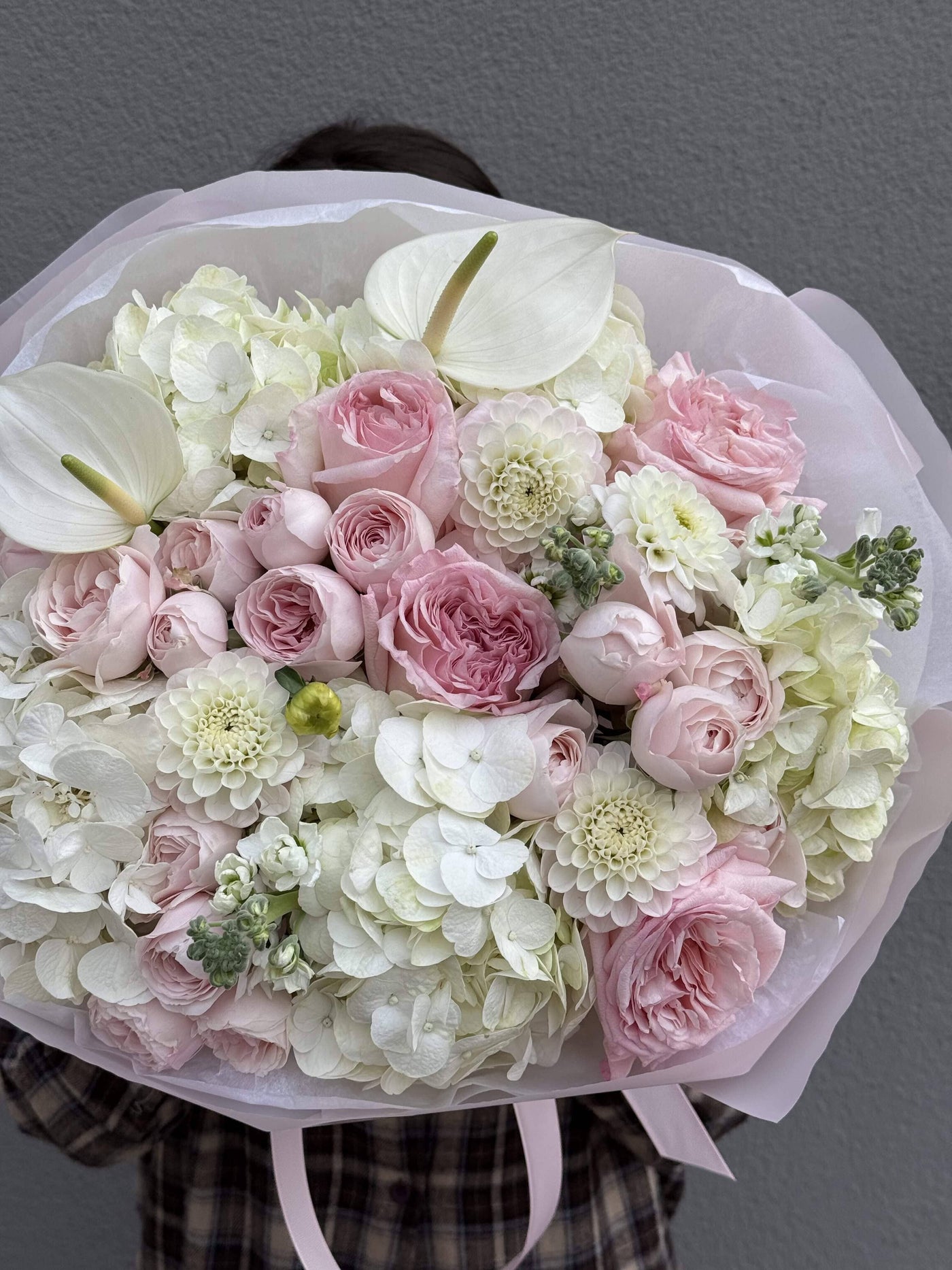 Bukiet "Rose Blush" kwiaty giftbar.pl 