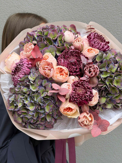 Bukiet "Wine" kwiaty giftbar.pl 