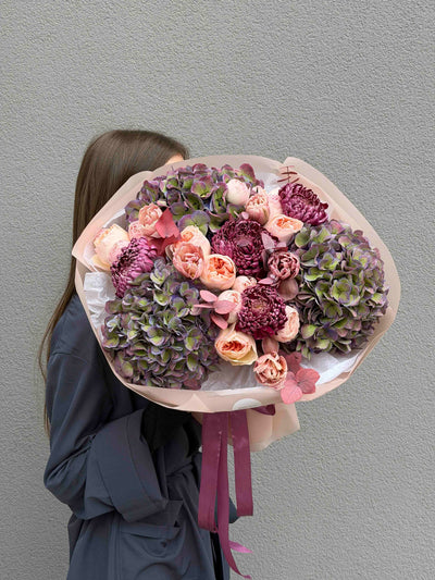 Bukiet "Wine" kwiaty giftbar.pl 