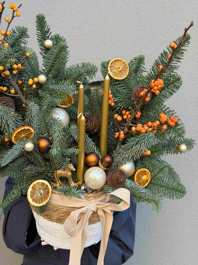 Kosz "Spiced Citrus" christmas giftbar.pl 