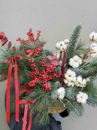 Kosz "True Red" christmas giftbar.pl 