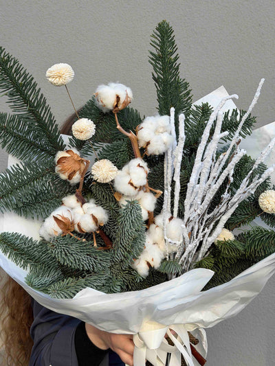 Zimowy bukiet "Winter Wonderland" christmas giftbar.pl 