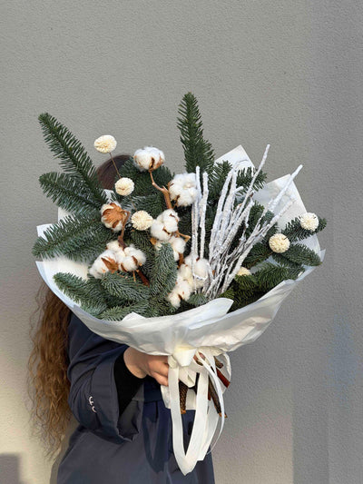 Zimowy bukiet "Winter Wonderland" christmas giftbar.pl 